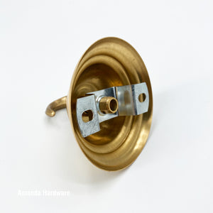 Brass Bell Hook - 2.75in