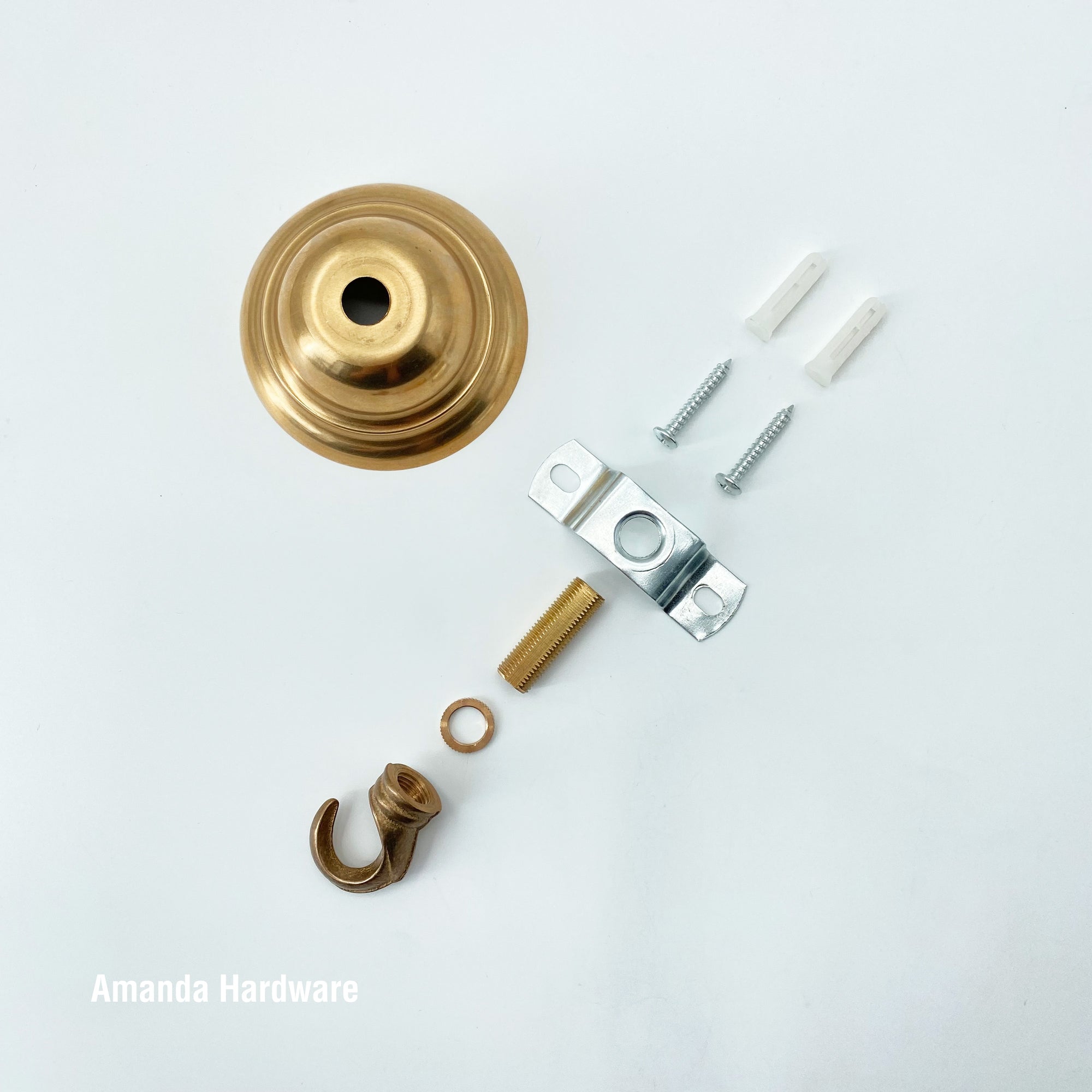 Brass Bell Hook - 2.75in