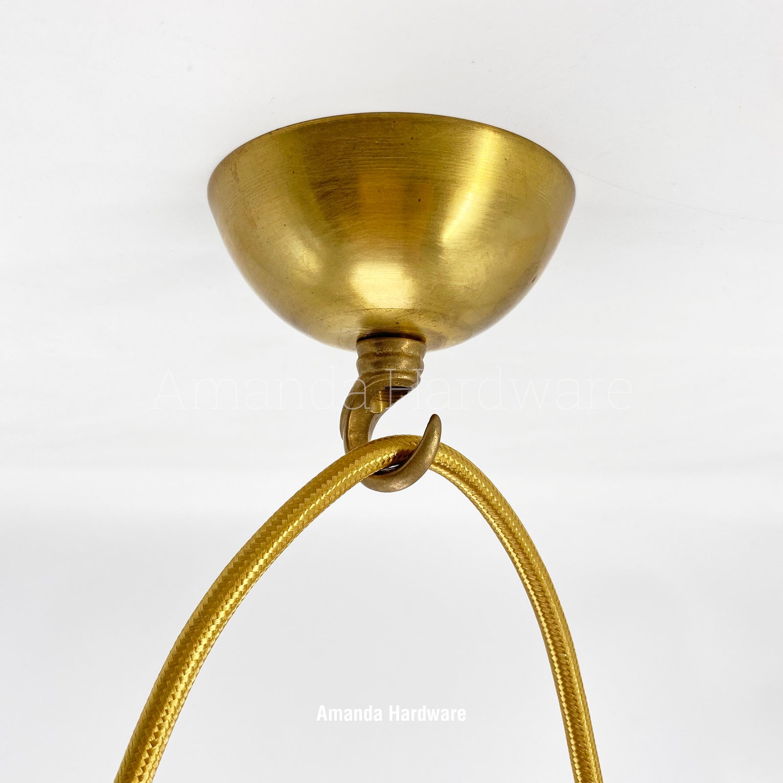 Brass Bowl Hook - 3.32in