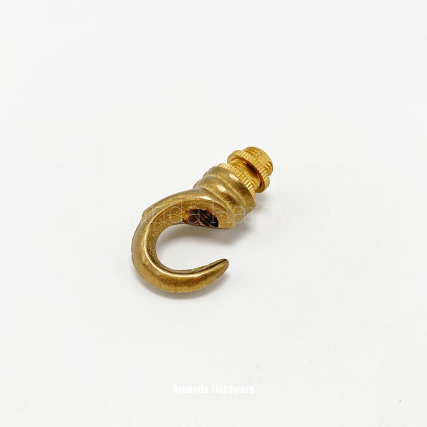 Brass Hook - Open - Amanda Lighting