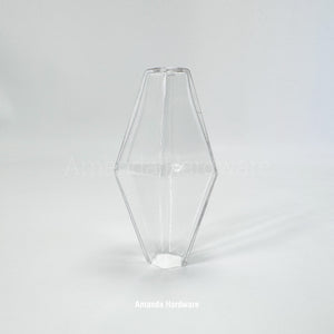 Clear Polyhedra Glass Droplet
