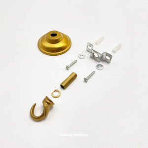 Brass Dome Hook - 2.44in