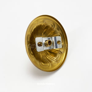 Stamped Brass Dome Hook - 3in