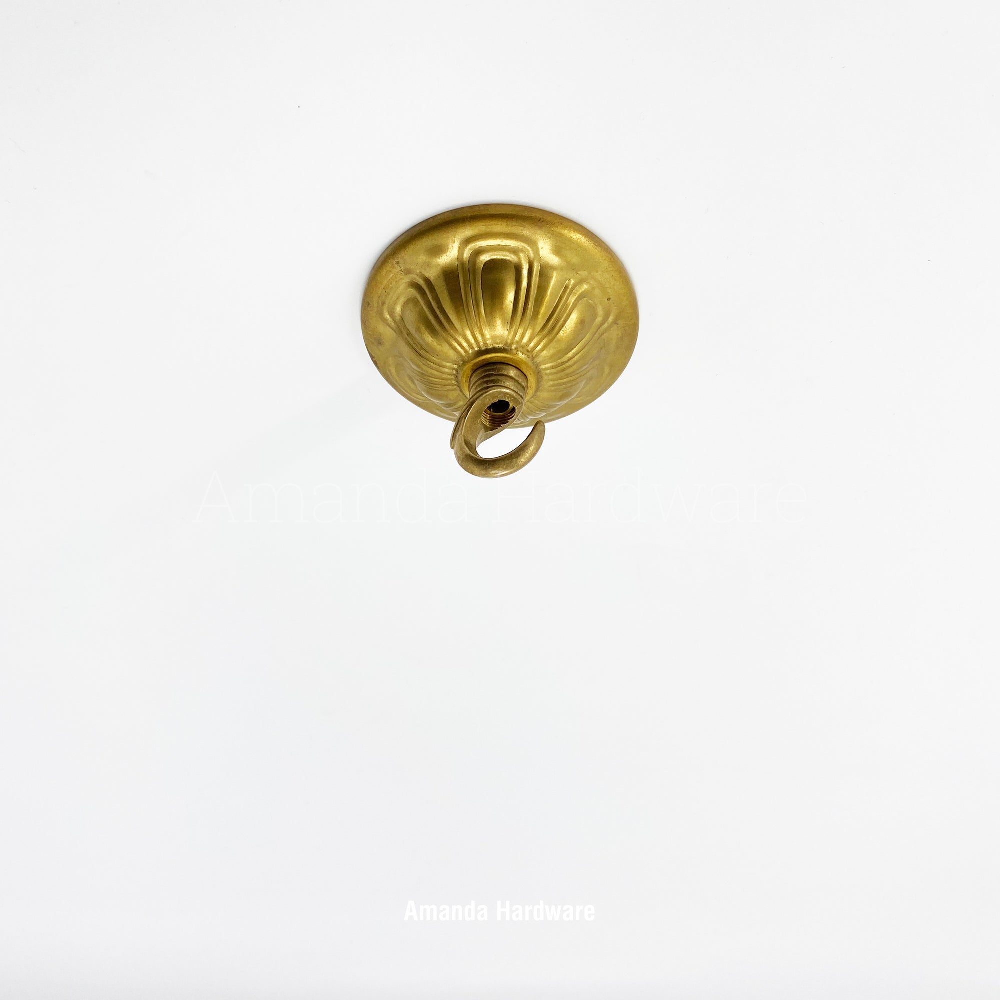 Stamped Brass Dome Hook - 3in