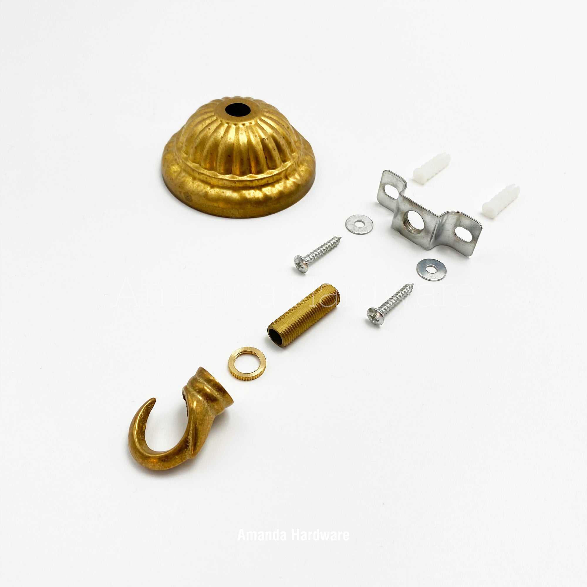 Brass Dome Hook - 2.75in