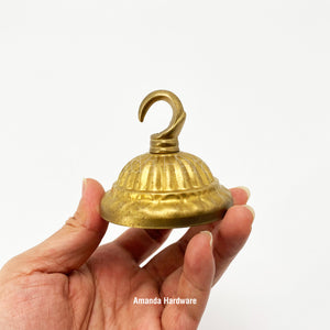 Brass Dome Hook - 2.75in