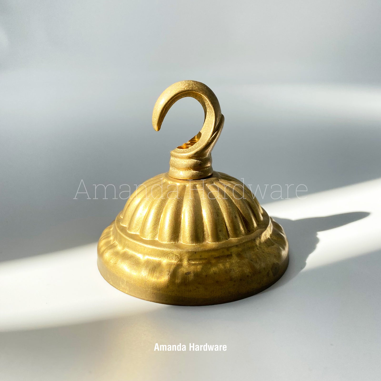 Brass Dome Hook - 2.75in