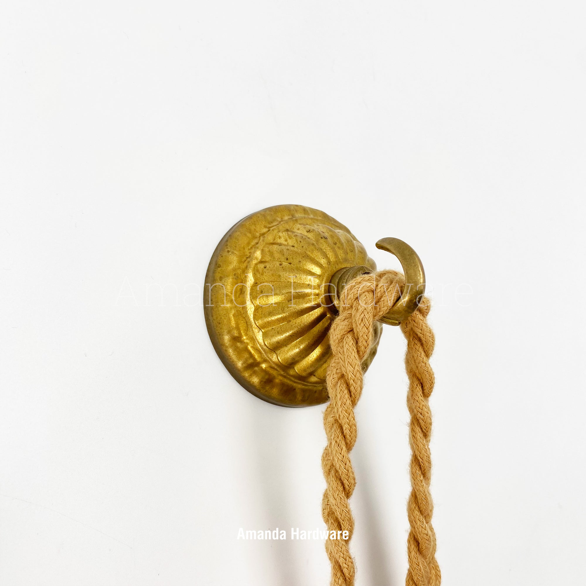 Brass Dome Hook - 2.75in