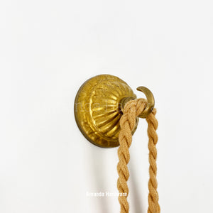 Brass Dome Hook - 2.75in