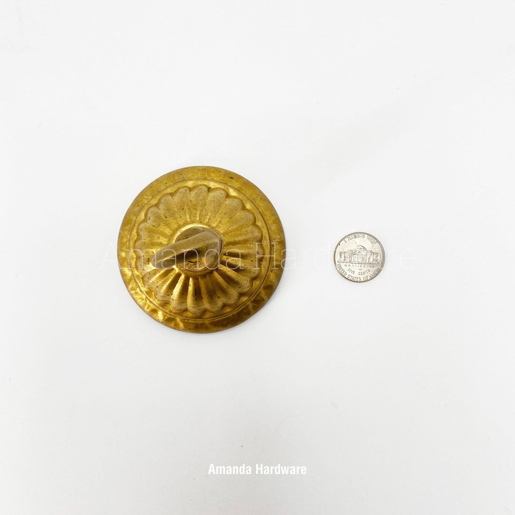 Brass Dome Hook - 2.75in