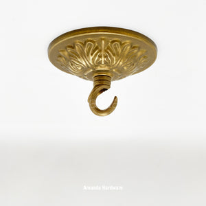 Brass Dome Hook - 3.62in