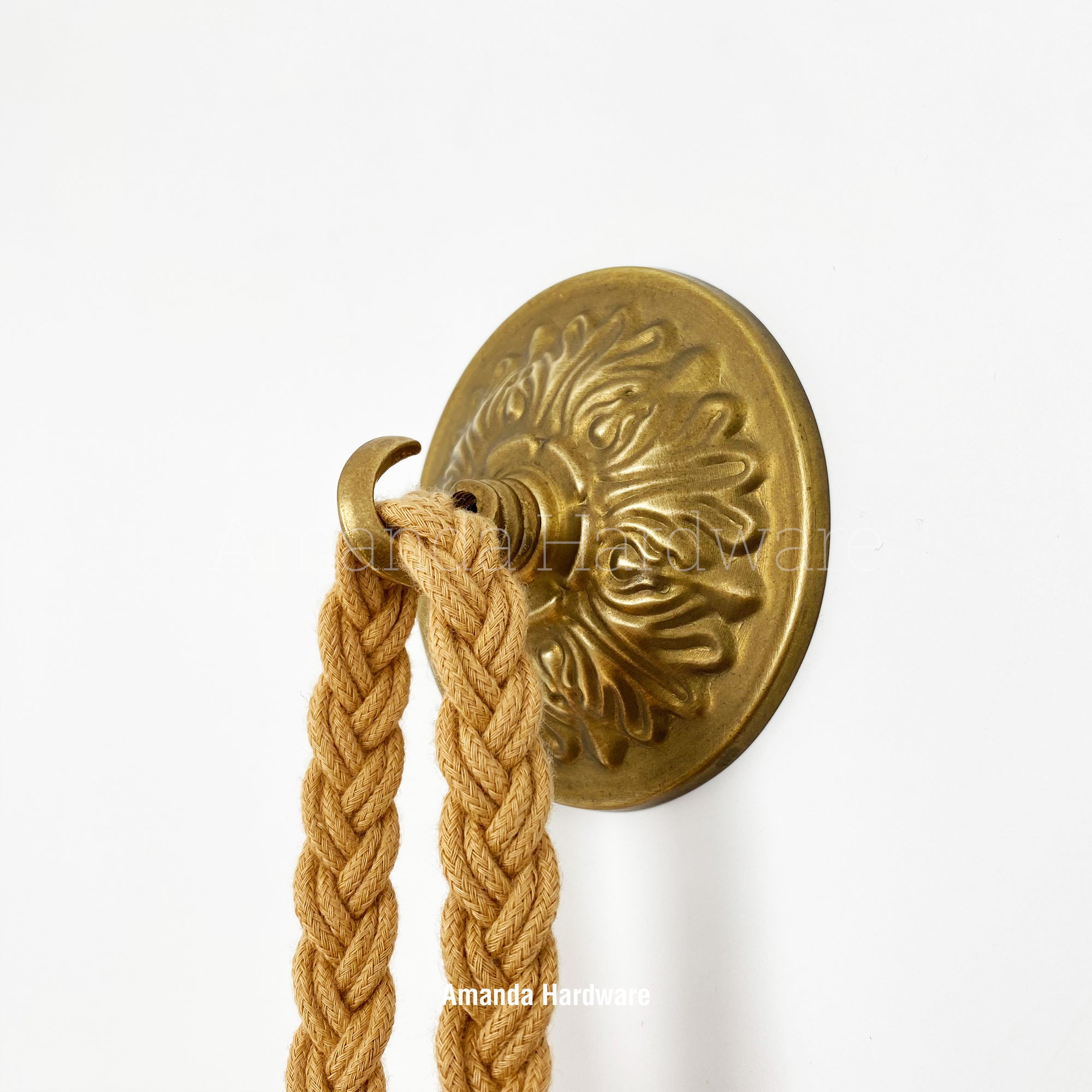 Brass Dome Hook - 3.62in