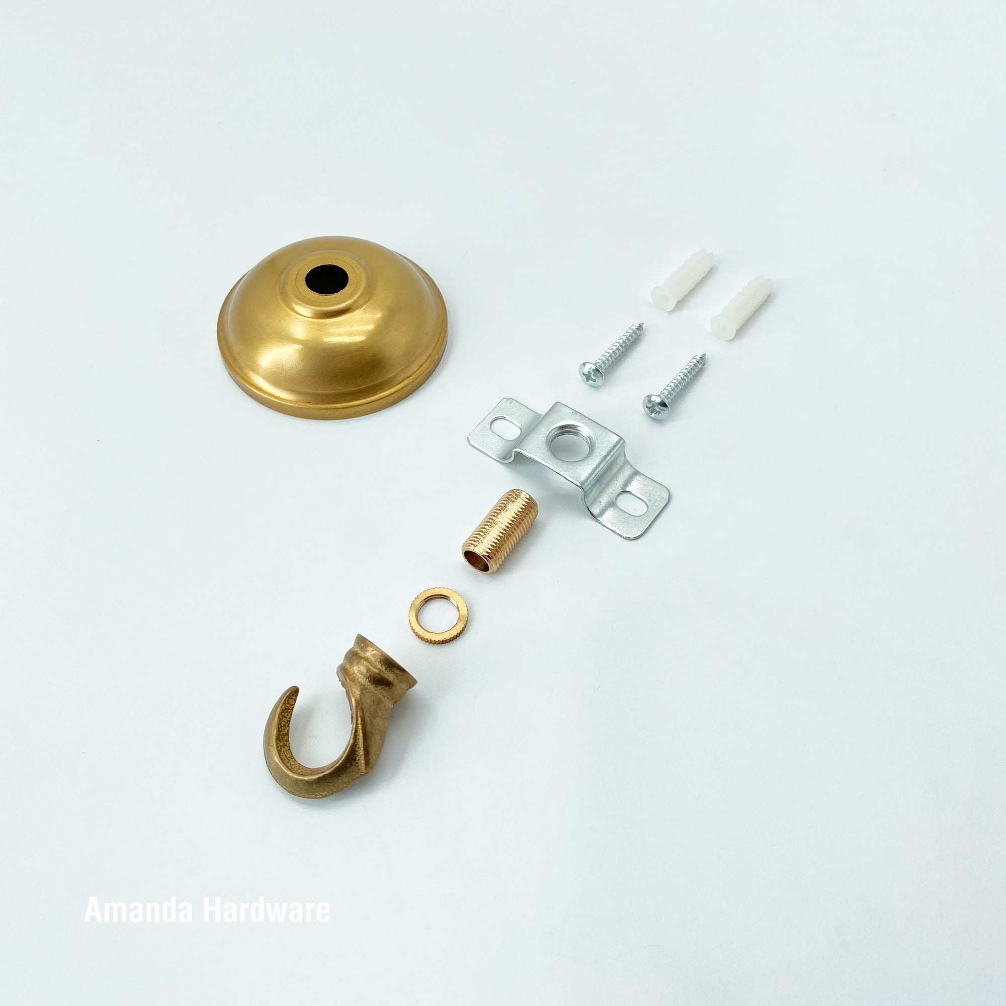 Brass Dome Hook - 2.35in