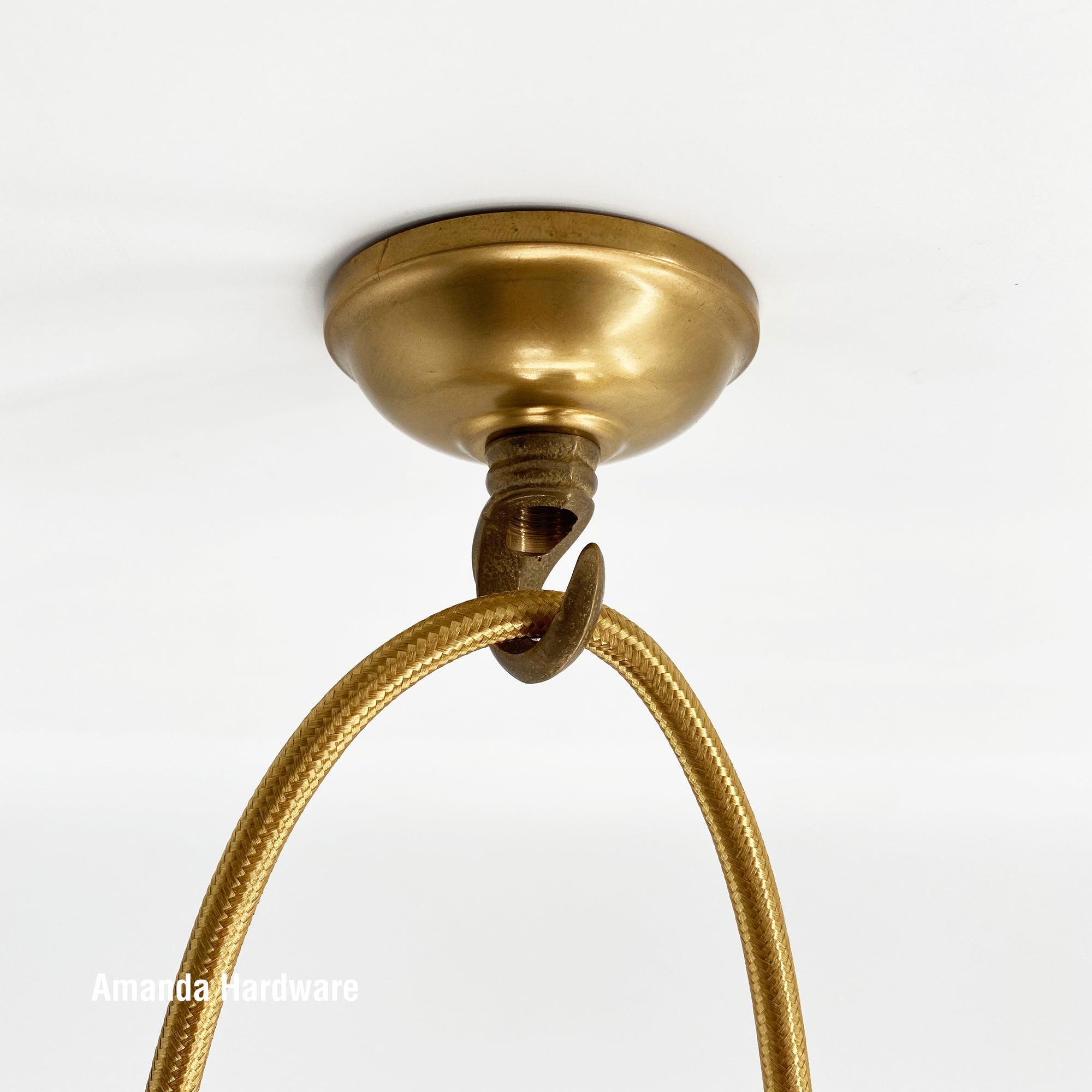 Brass Dome Hook - 2.35in
