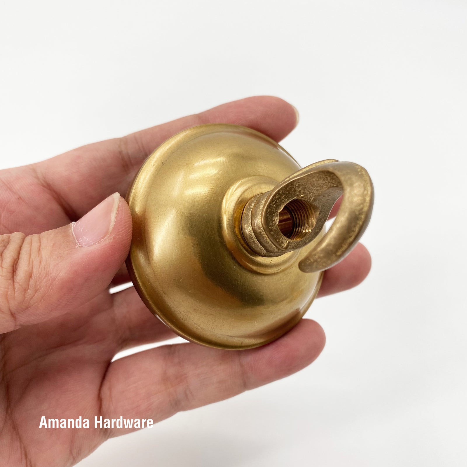 Brass Dome Hook - 2.35in