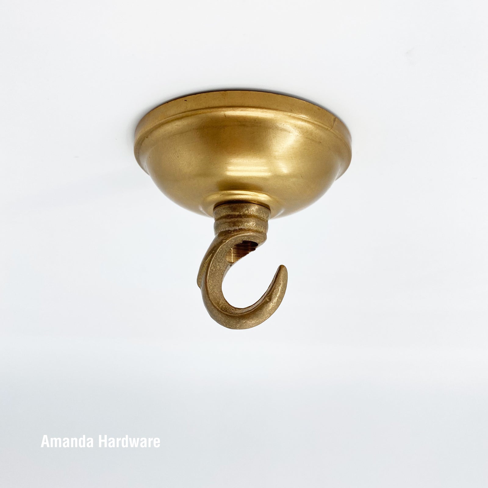 Brass Dome Hook - 2.35in