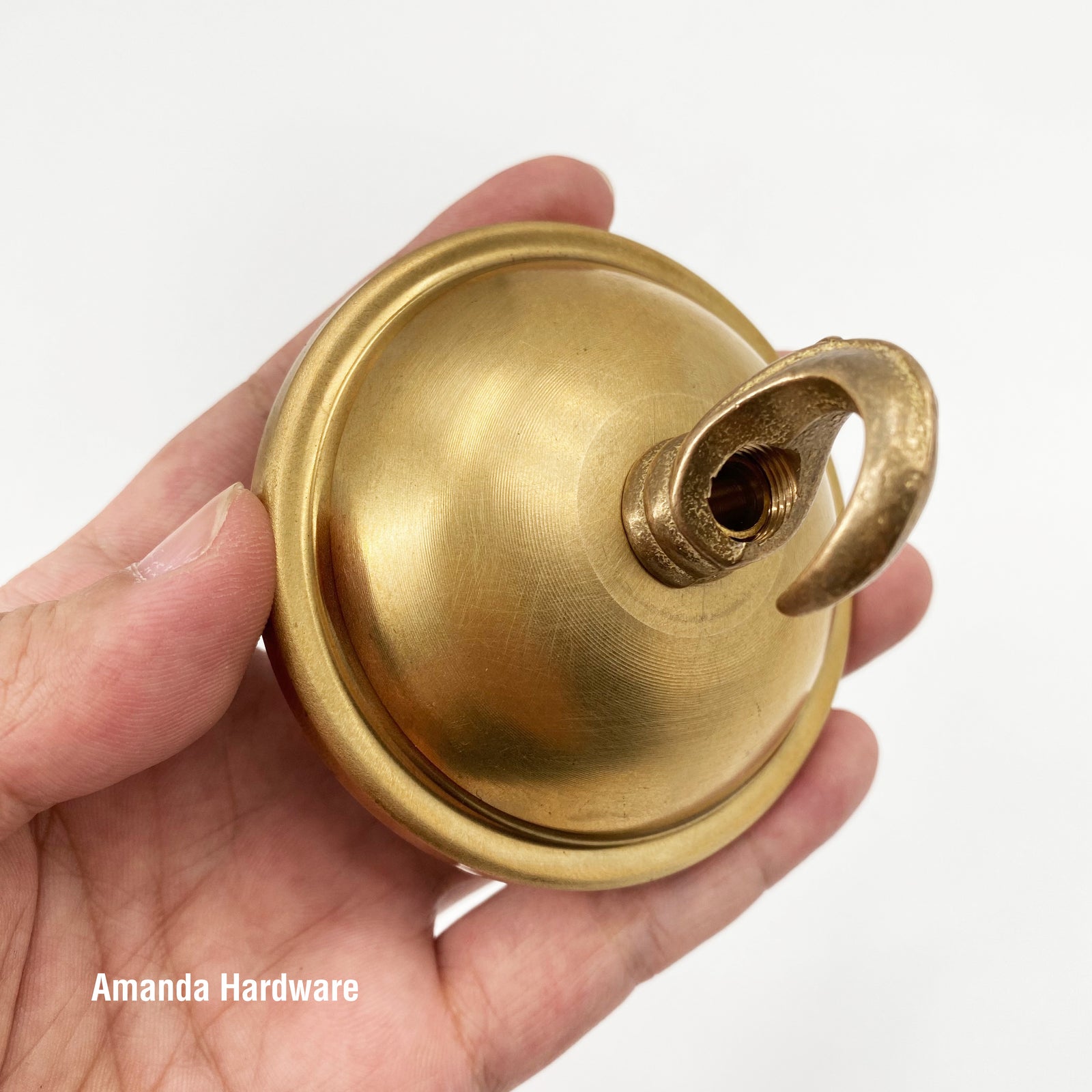 Brass Dome Hook - 3in