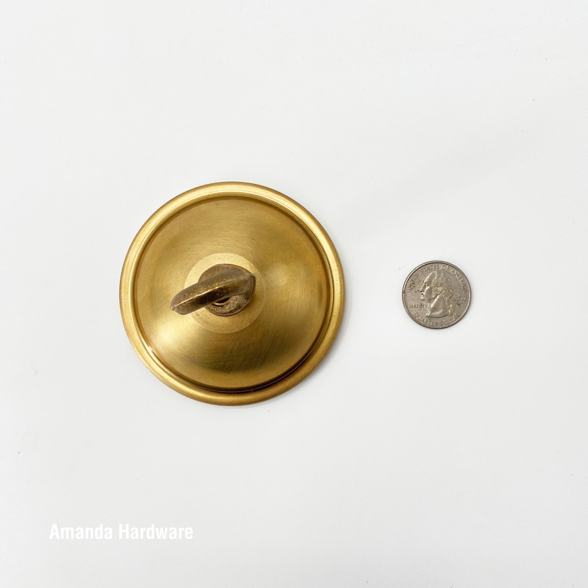 Brass Dome Hook - 3in
