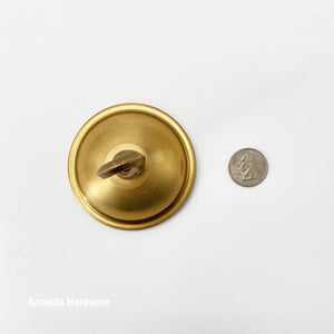 Brass Dome Hook - 3in