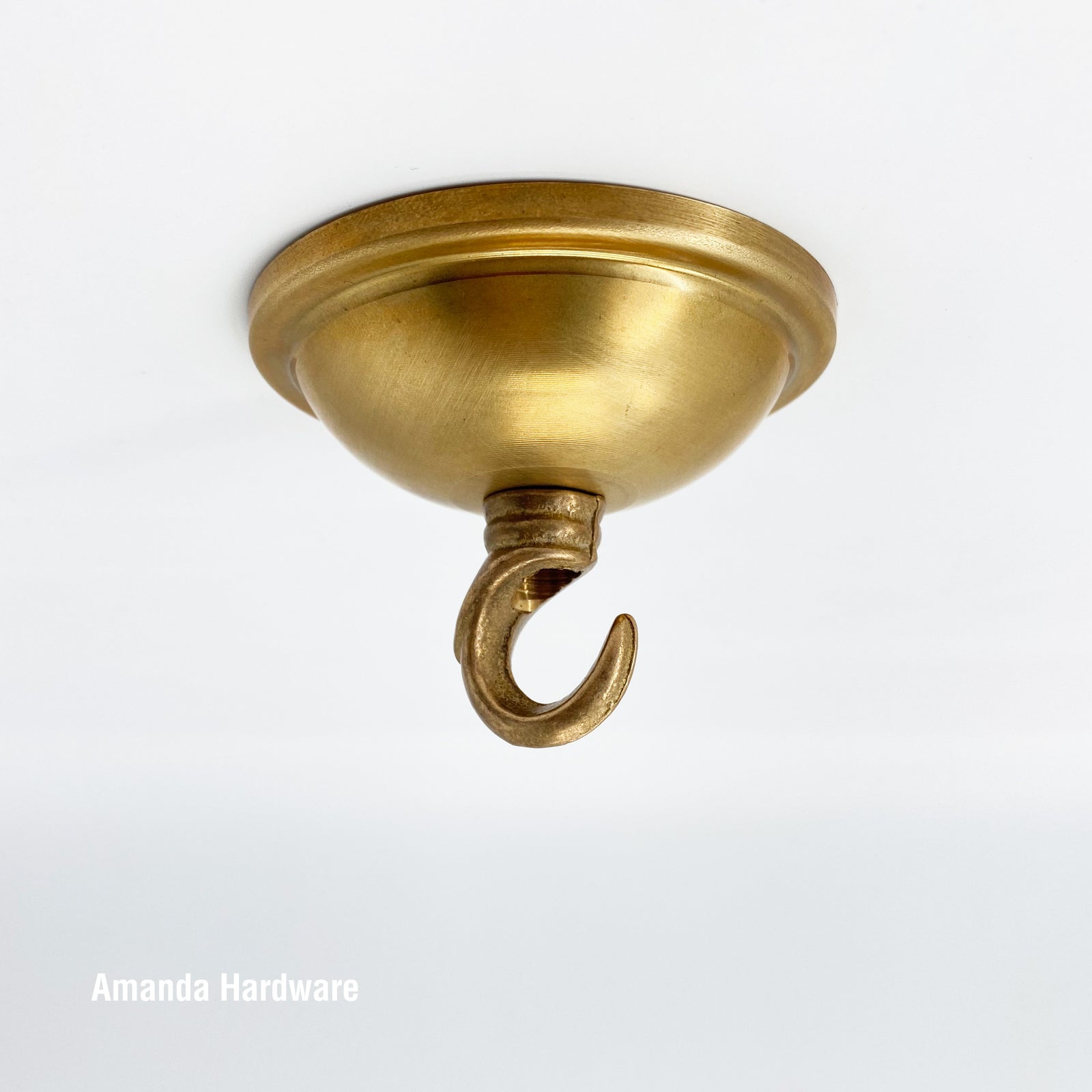 Brass Dome Hook - 3in