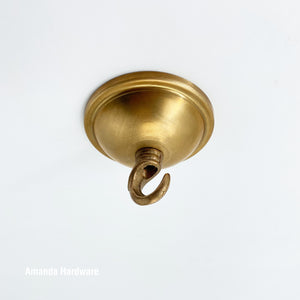 Brass Dome Hook - 3in