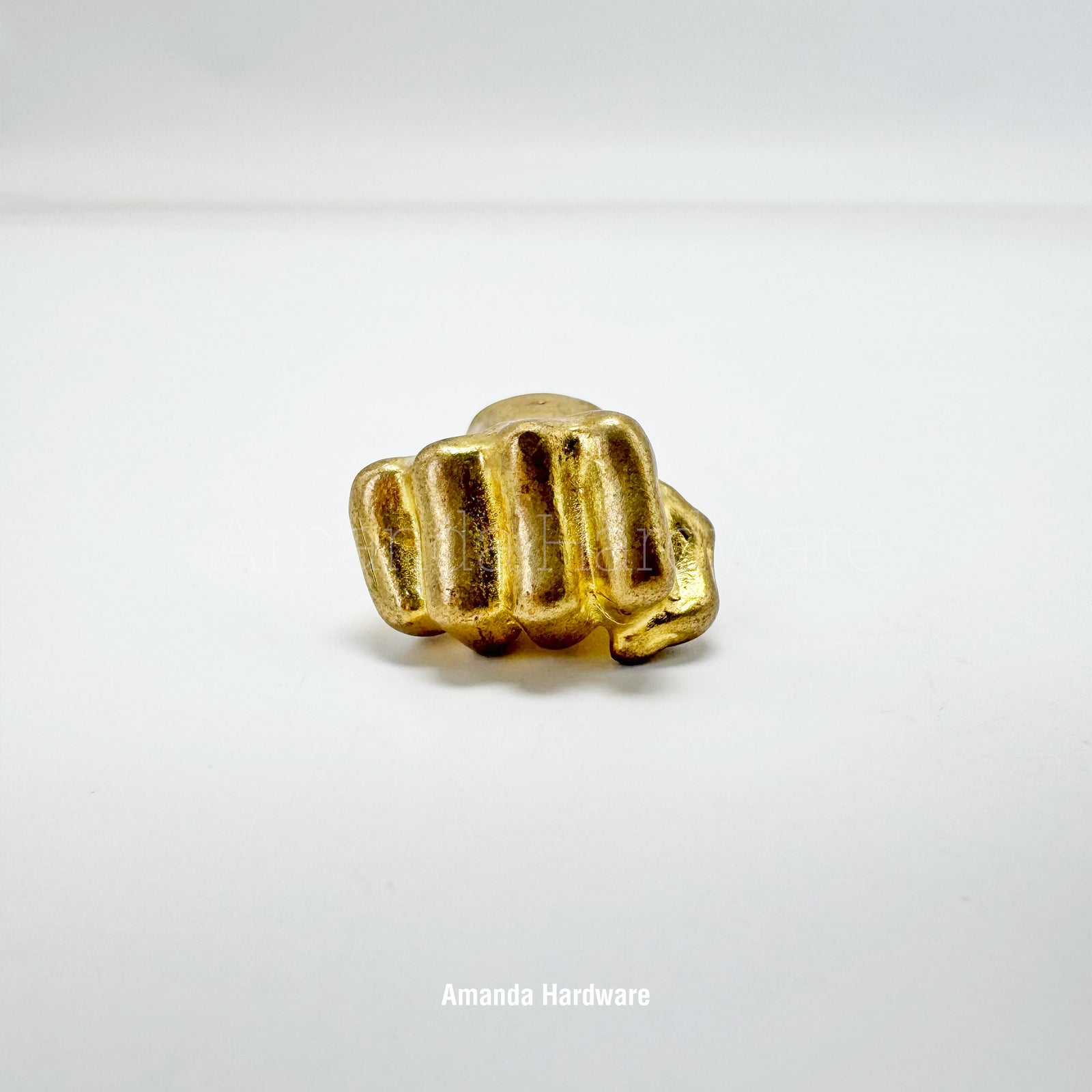 Brass Fist Pull Knob