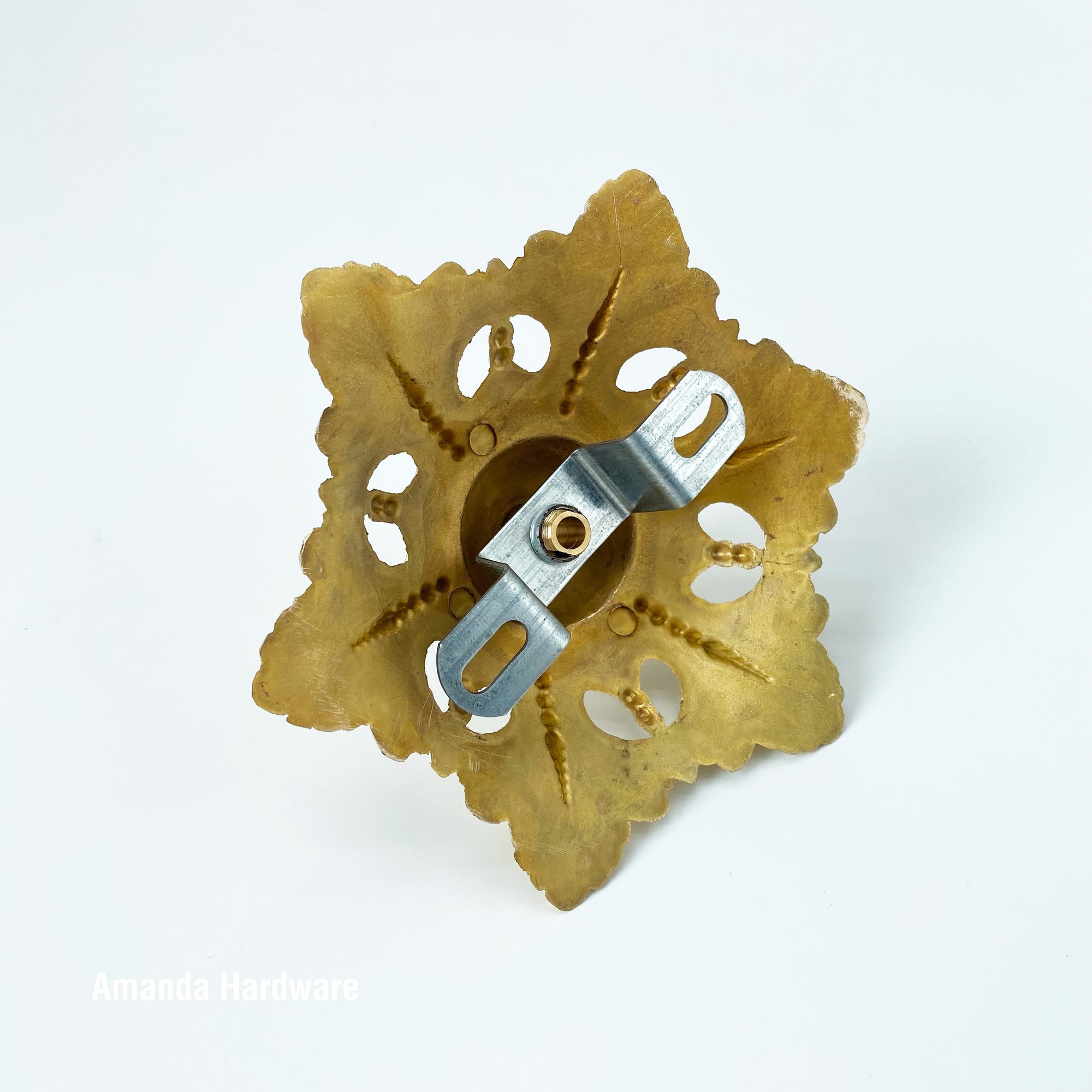 Brass Floral Hook - 5.25in