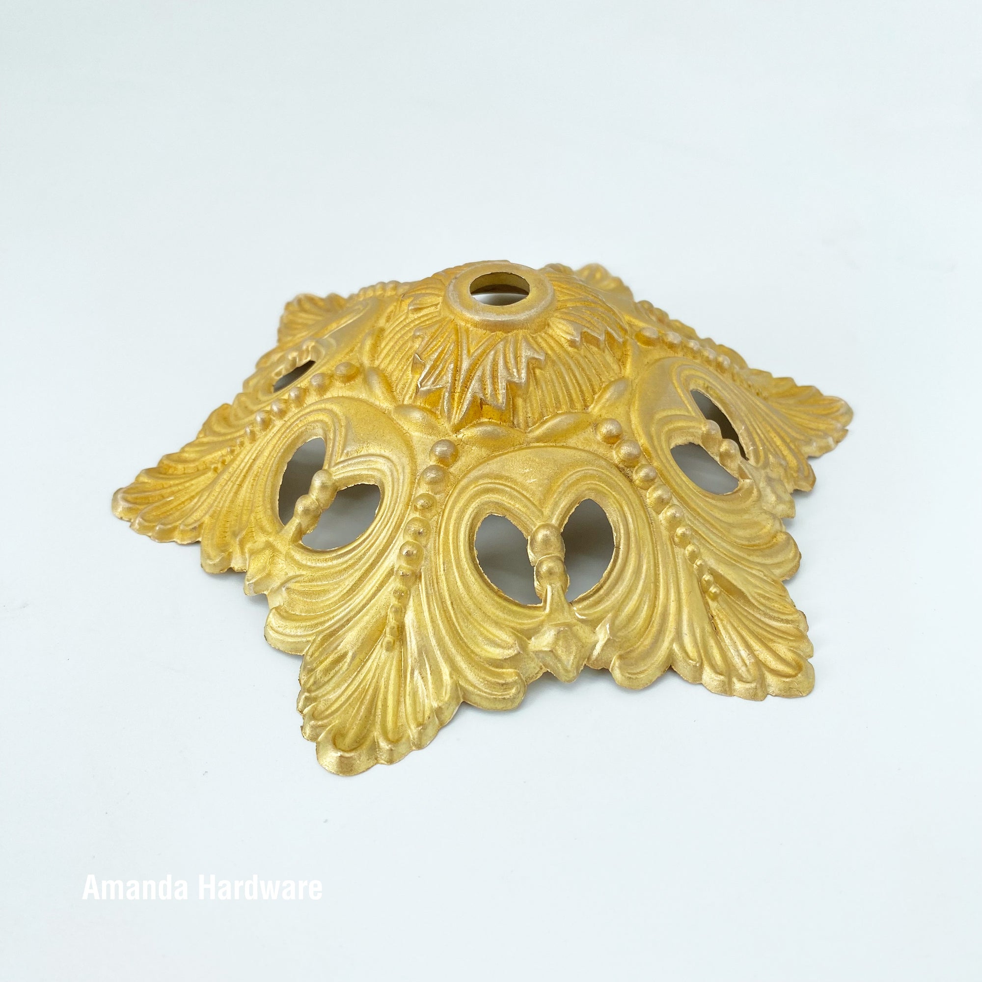 Brass Floral Hook - 5.25in