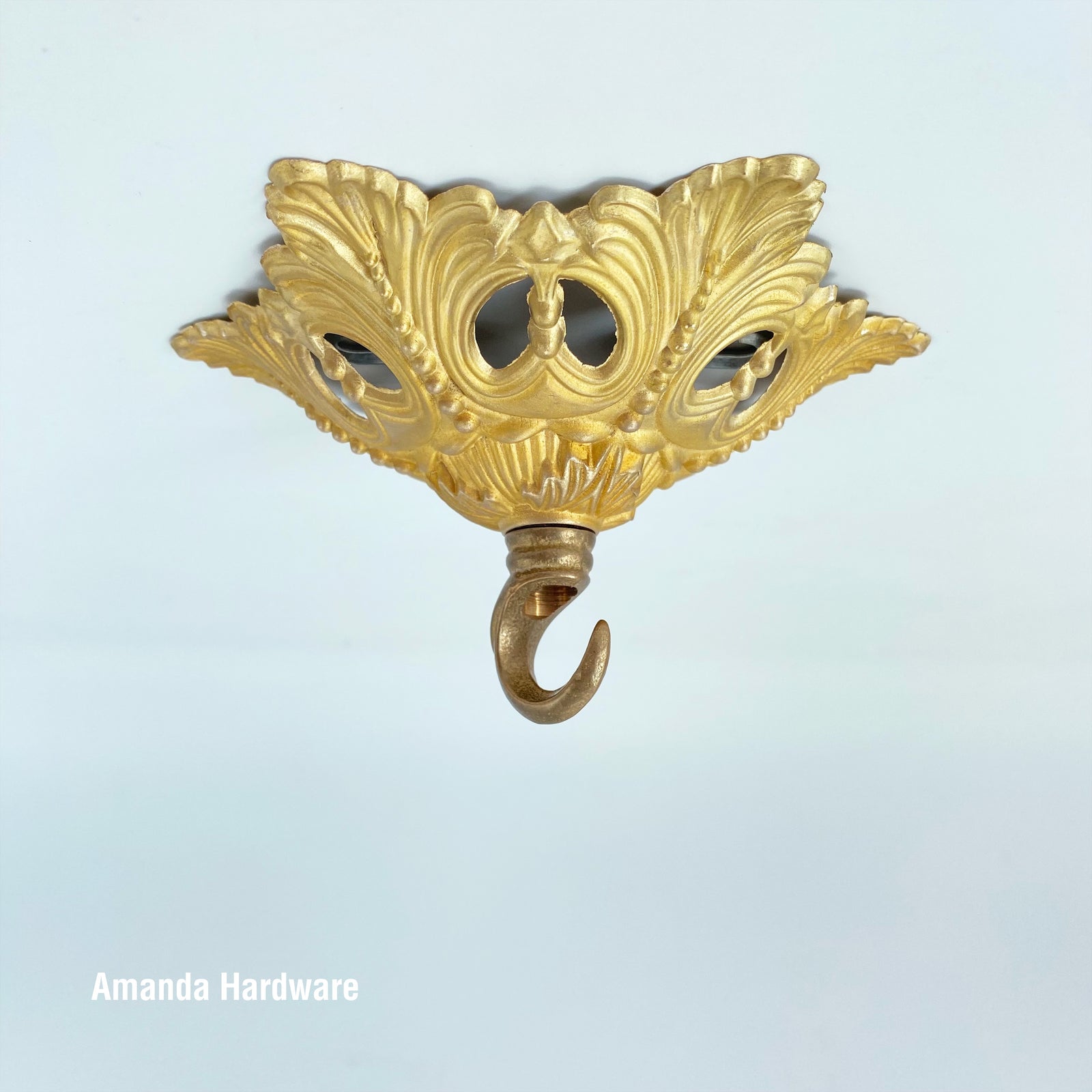 Brass Floral Hook - 5.25in
