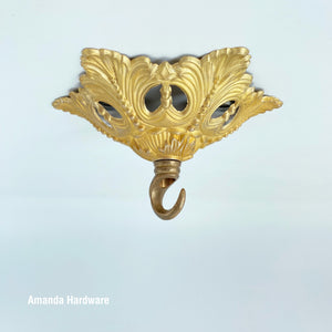 Brass Floral Hook - 5.25in