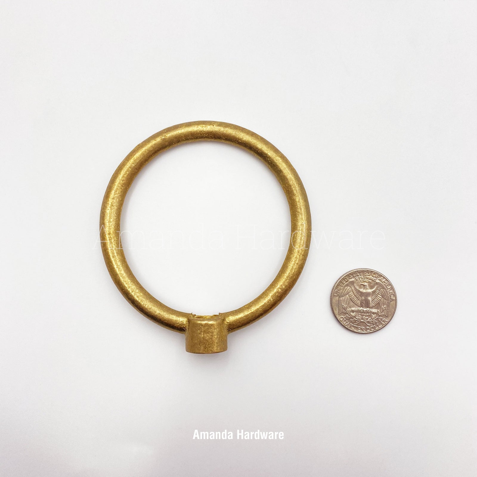 Brass Closed Loop Hook - 3in
