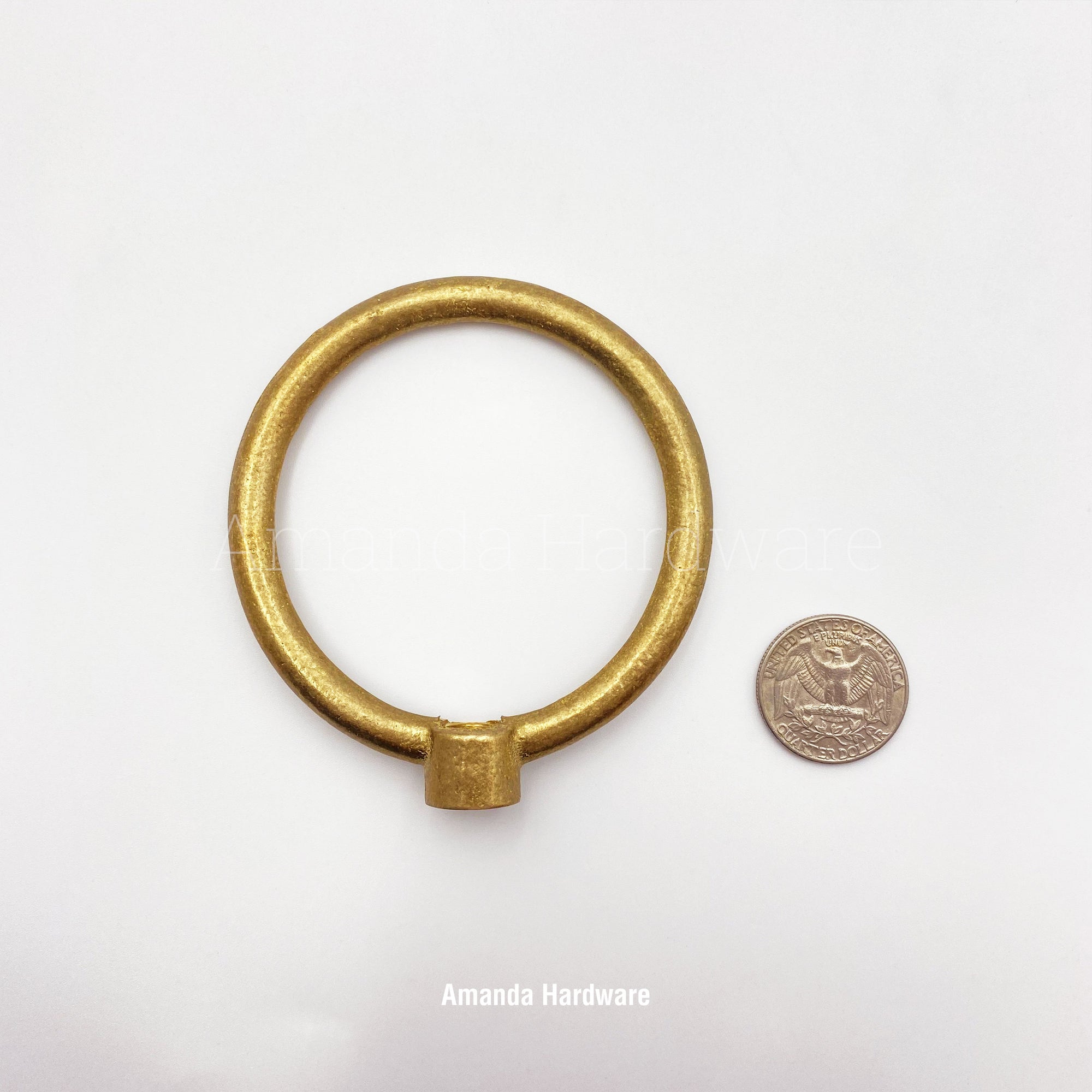 Brass Closed Loop Hook - 3in