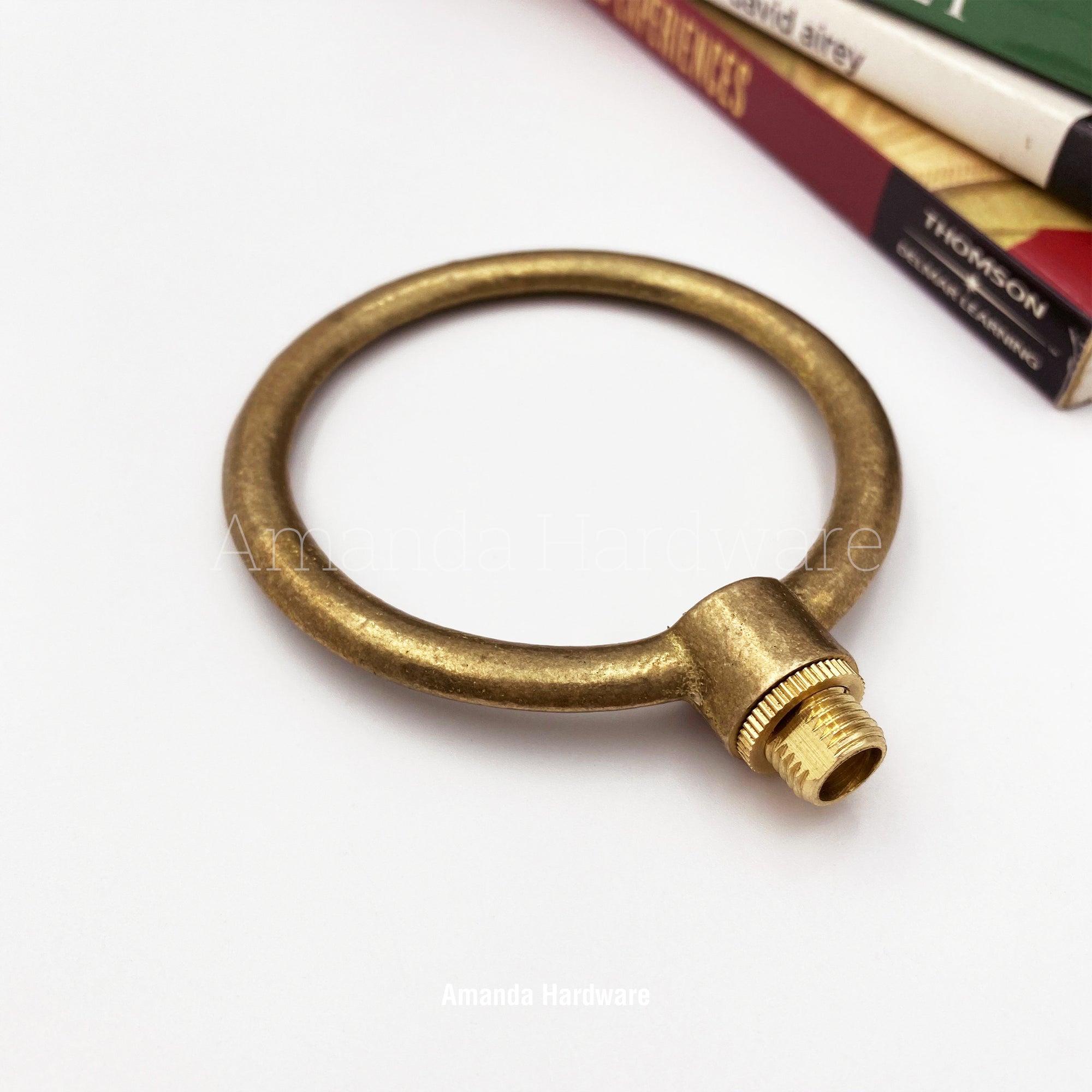 Brass Closed Loop Hook - 3in