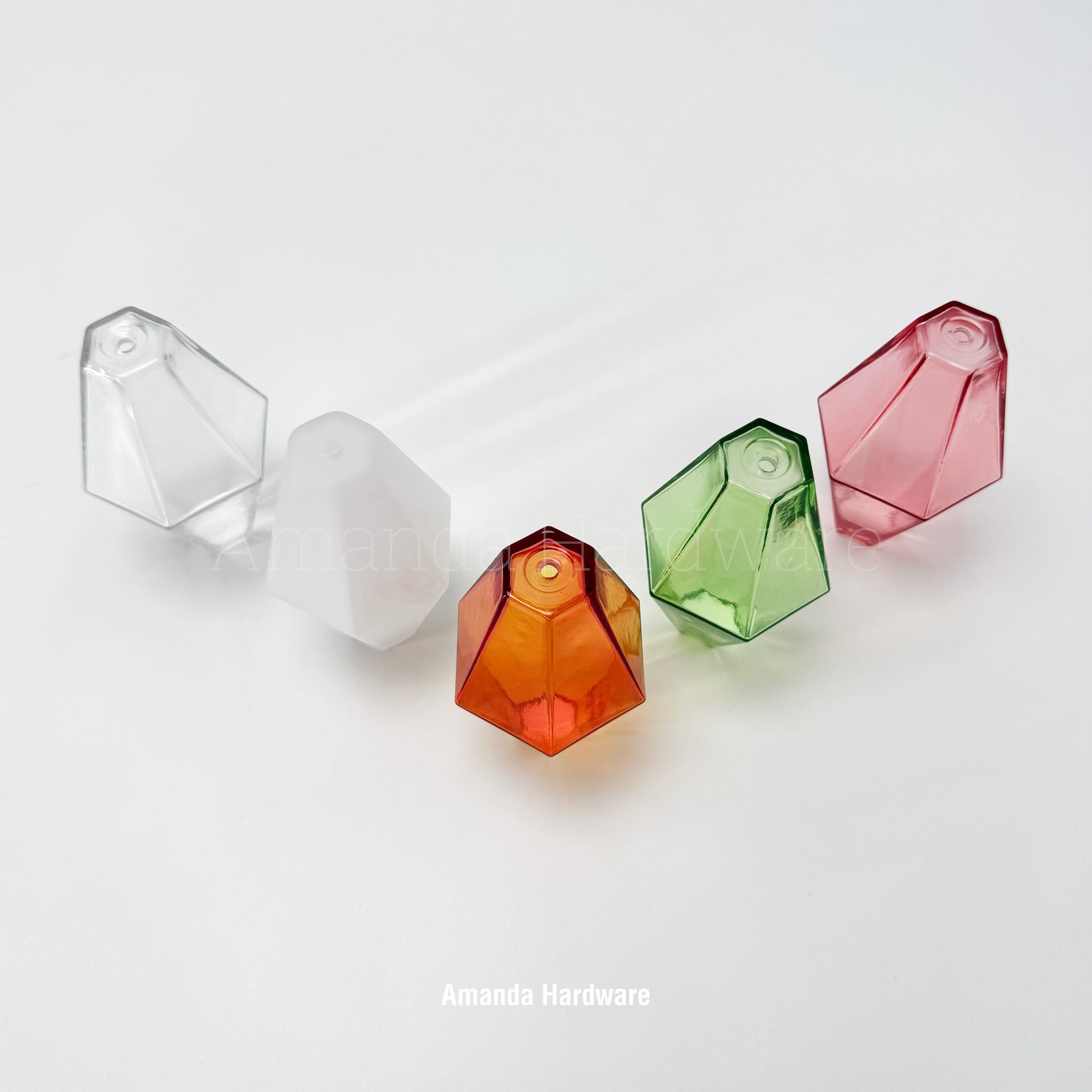 Murano-Inspired Polyhedra Glass Droplet For DIY Lighting