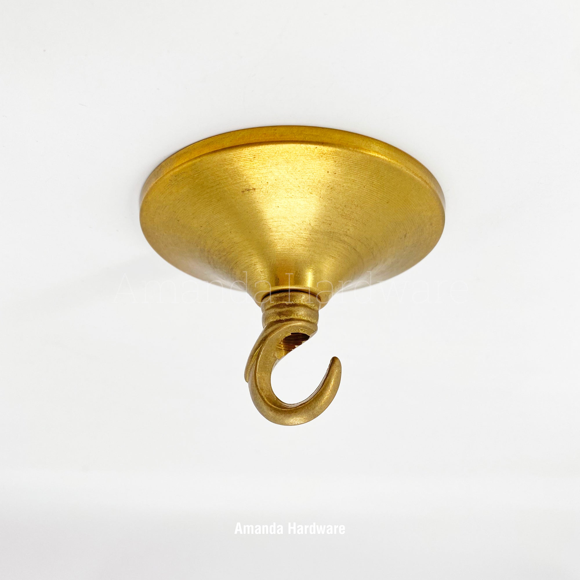 Brass Short Cone Hook - 3.15in