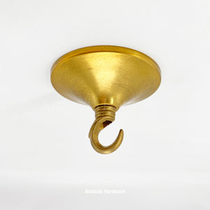 Brass Short Cone Hook - 3.15in