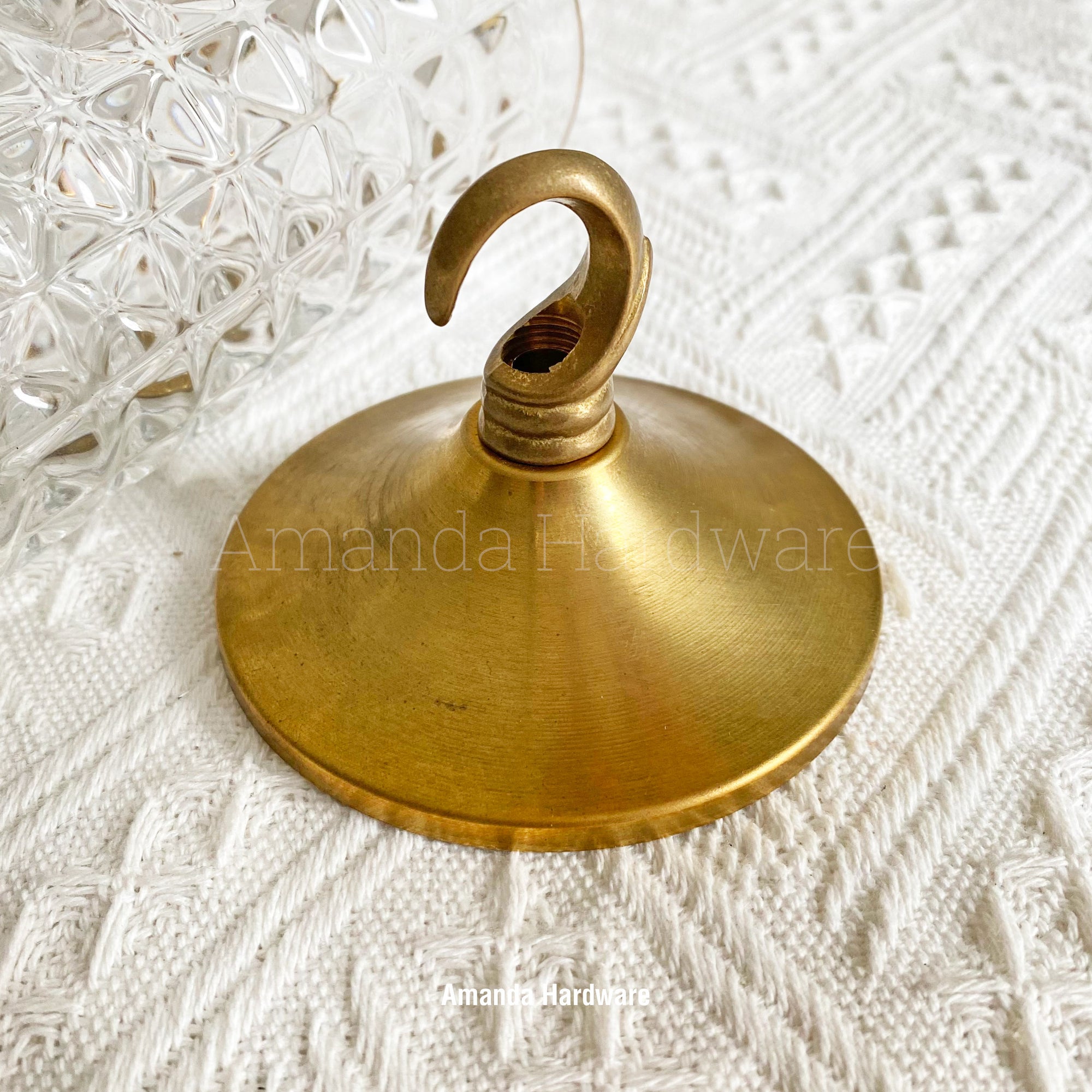 Brass Short Cone Hook - 3.15in