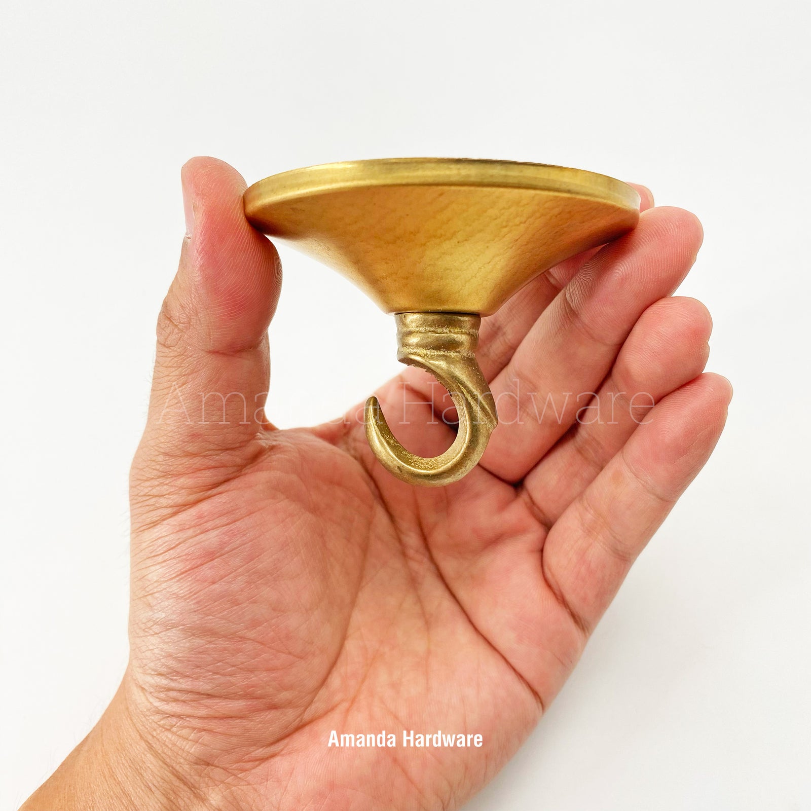 Brass Short Cone Hook - 2.75in