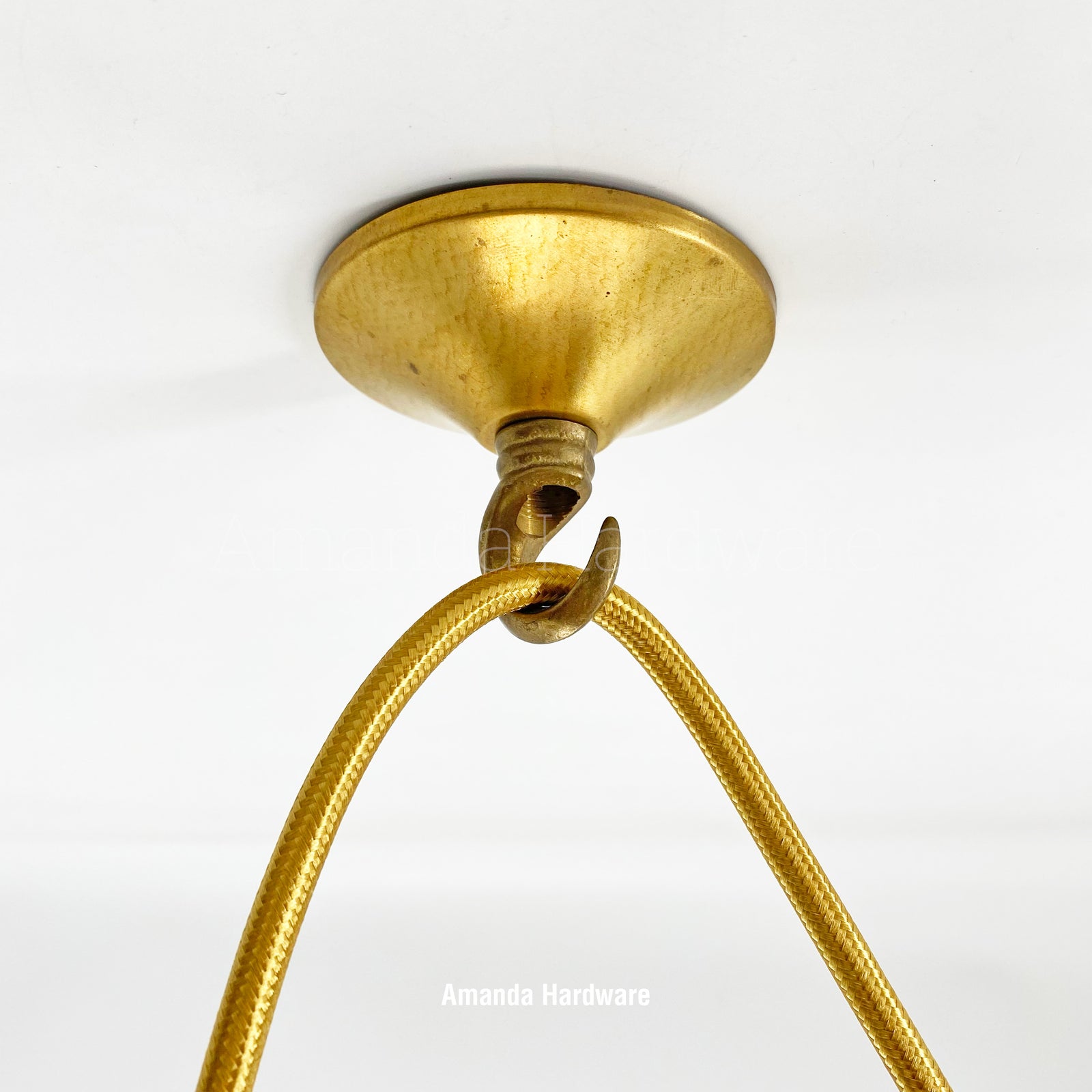 Brass Short Cone Hook - 2.75in