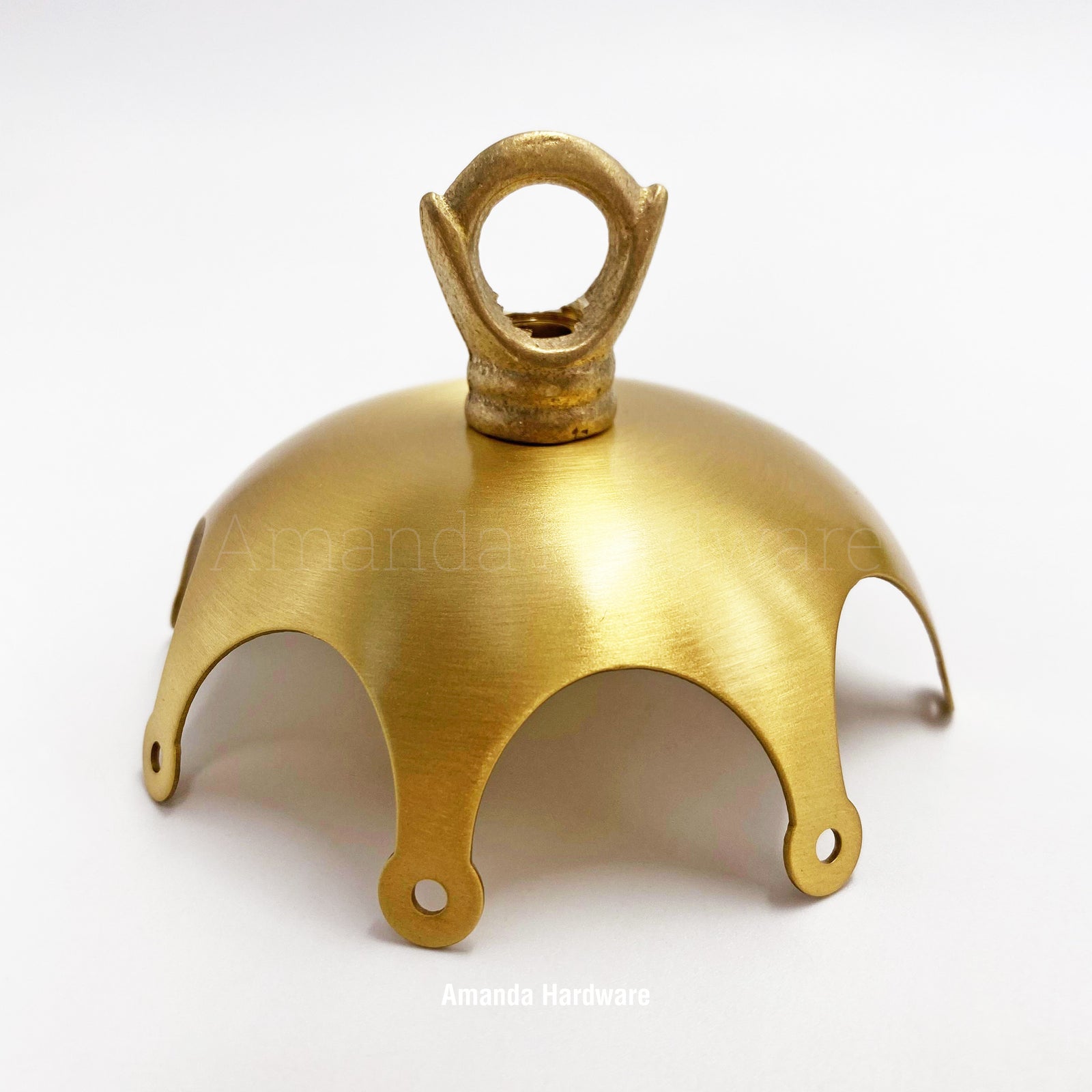 Brass Dome Wind Chime Hanger Top - 3.54in