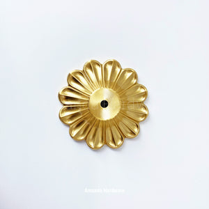 Brass Petal Wind Chime Hanger Top Canopy - 5.4in