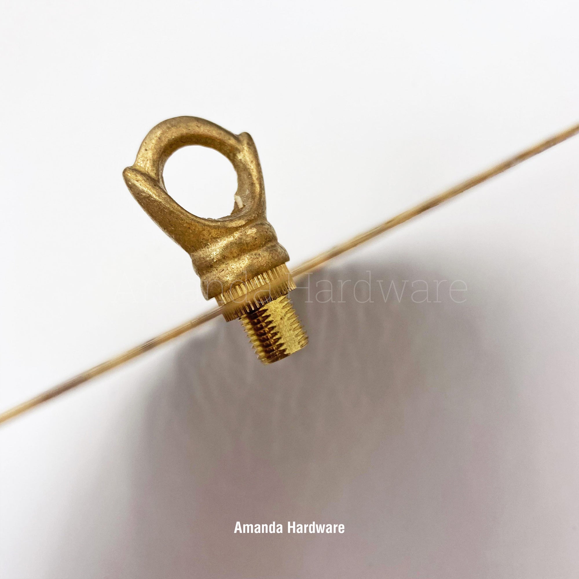 Brass Disc With Wiggle Lines Wind Chime Hanger Top - 4.33in