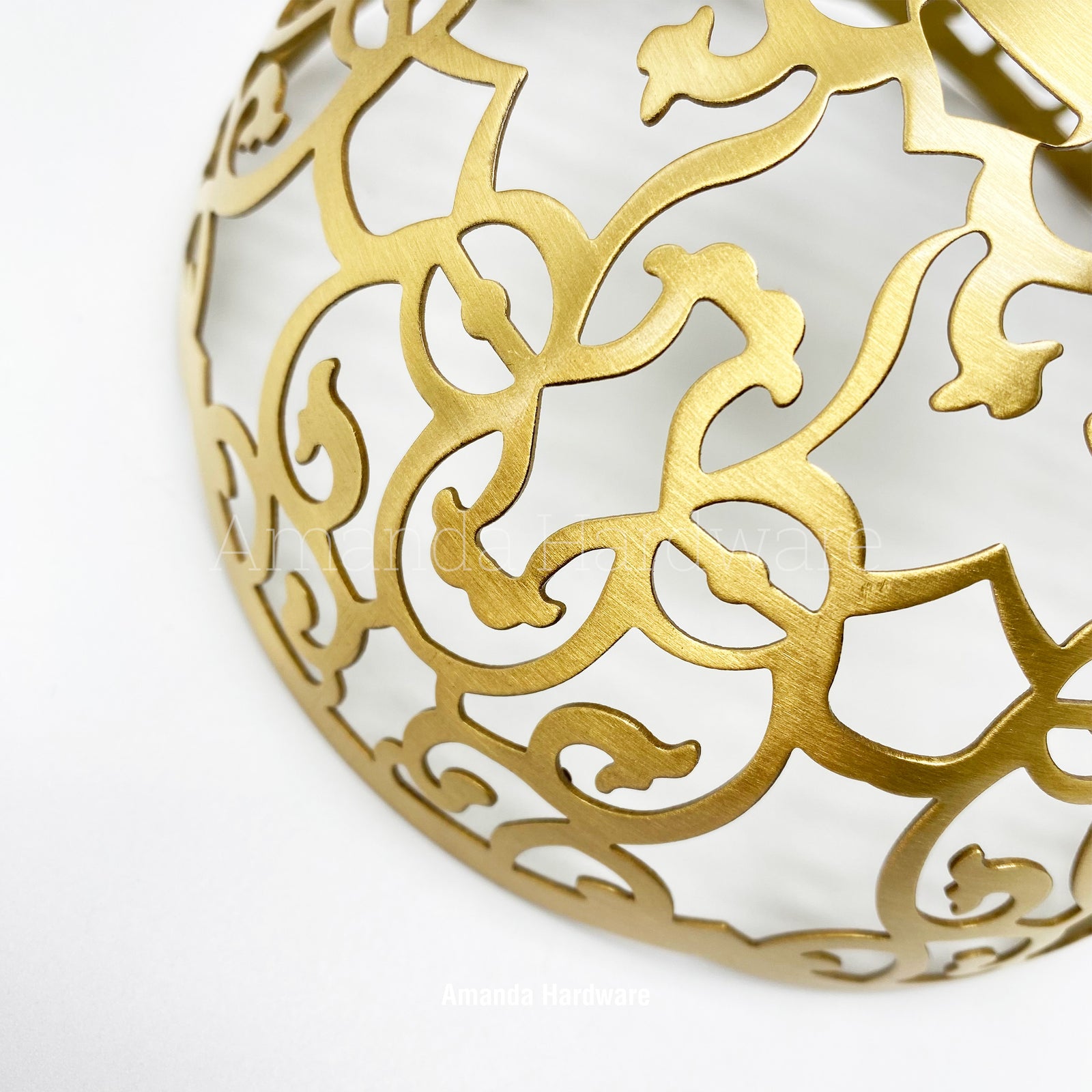 Brass Dome Wind Chime Hanger Top - 6in