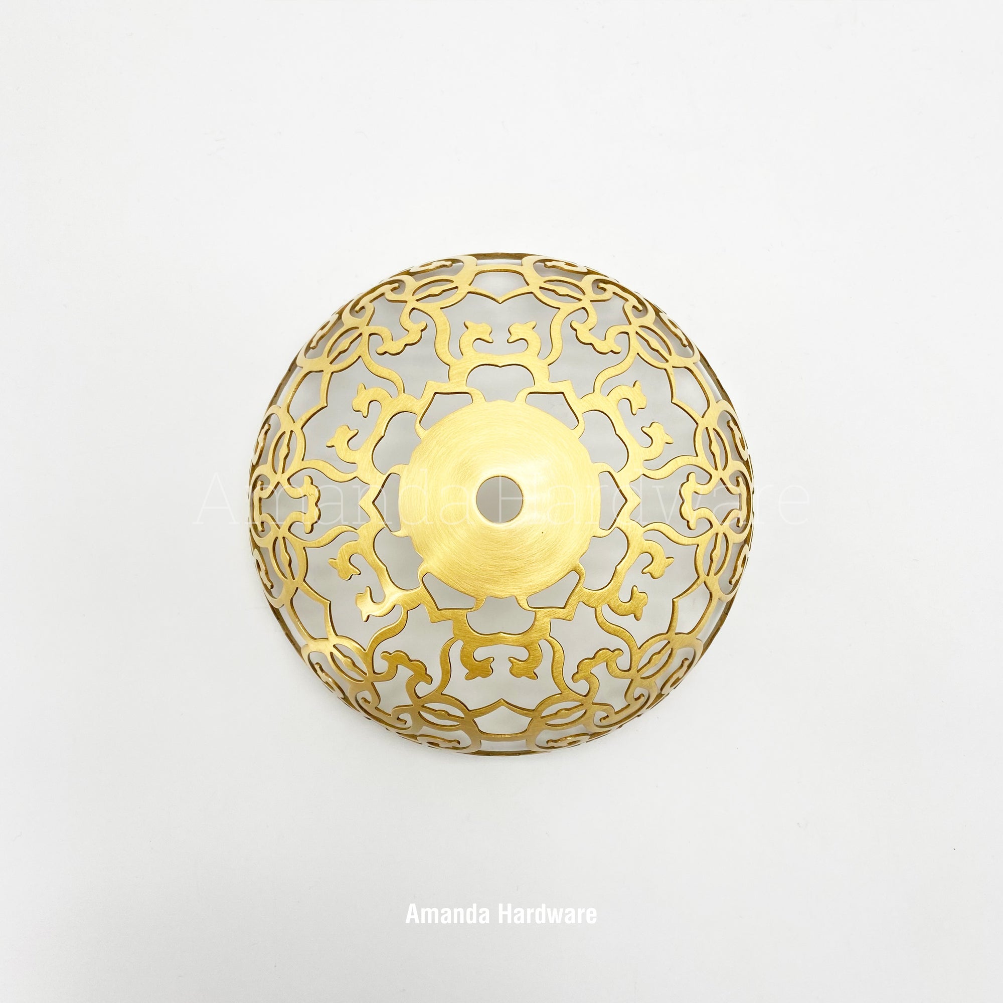 Brass Dome Wind Chime Hanger Top - 6in