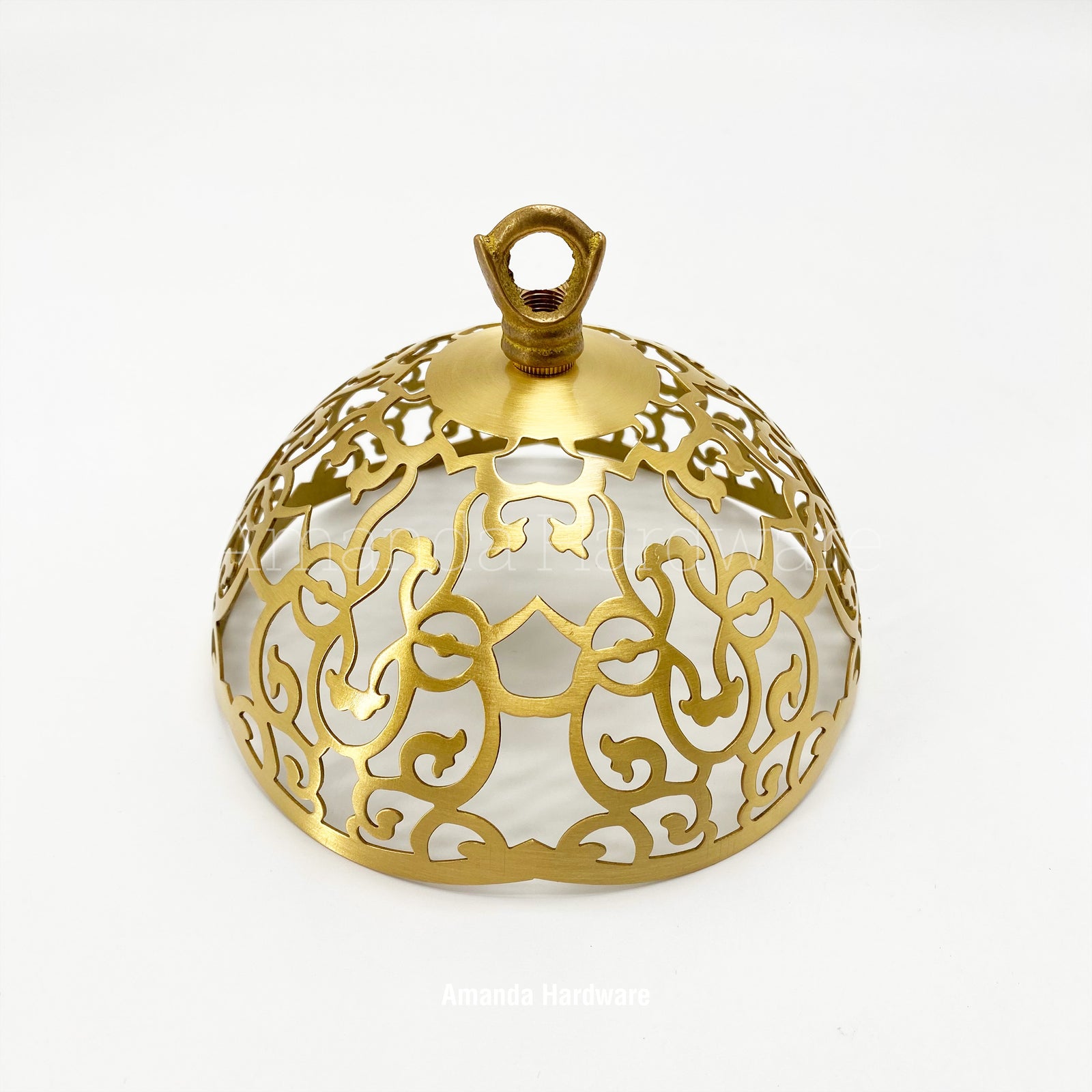 Brass Dome Wind Chime Hanger Top - 6in