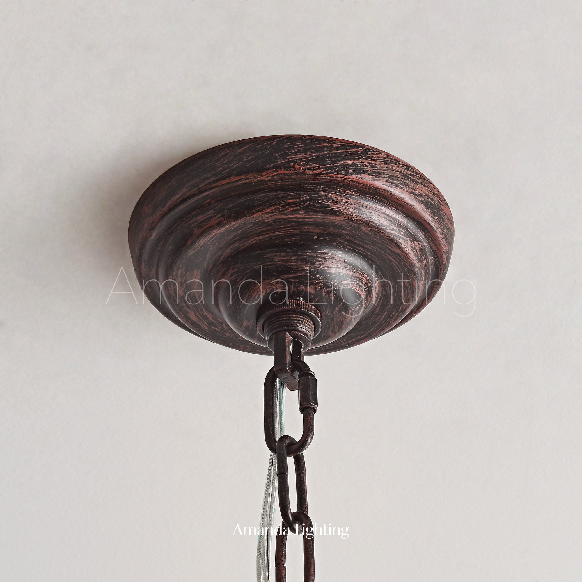 Floral Chandelier With White Tulip Lamp Shades - 3 Lights