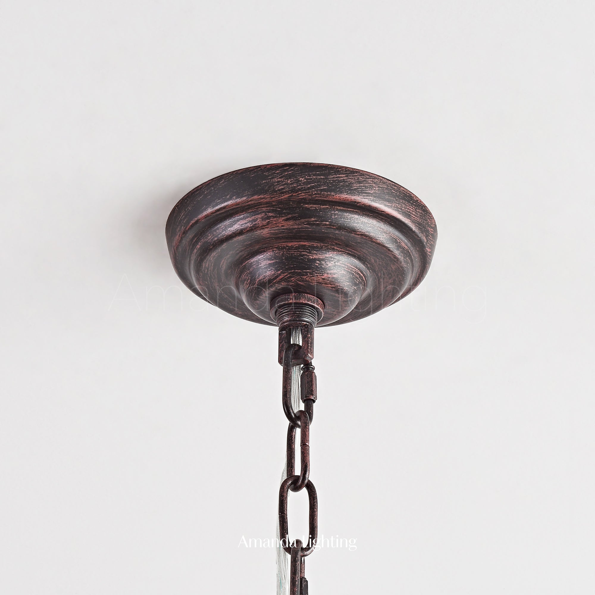 Floral Chandelier With White Tulip Lamp Shades - 6+3 Lights