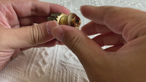 Brass Corn Lamp Finial - 1.42in