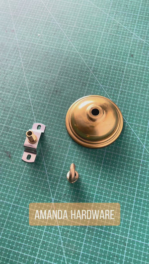 Brass Dome Hook - 3.28in