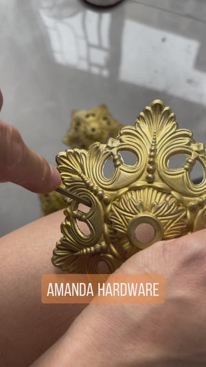 Brass Floral Hook - 5.25in